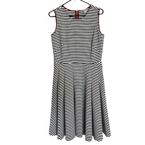 Danny and Nicole Skater Striped Dress Size 8